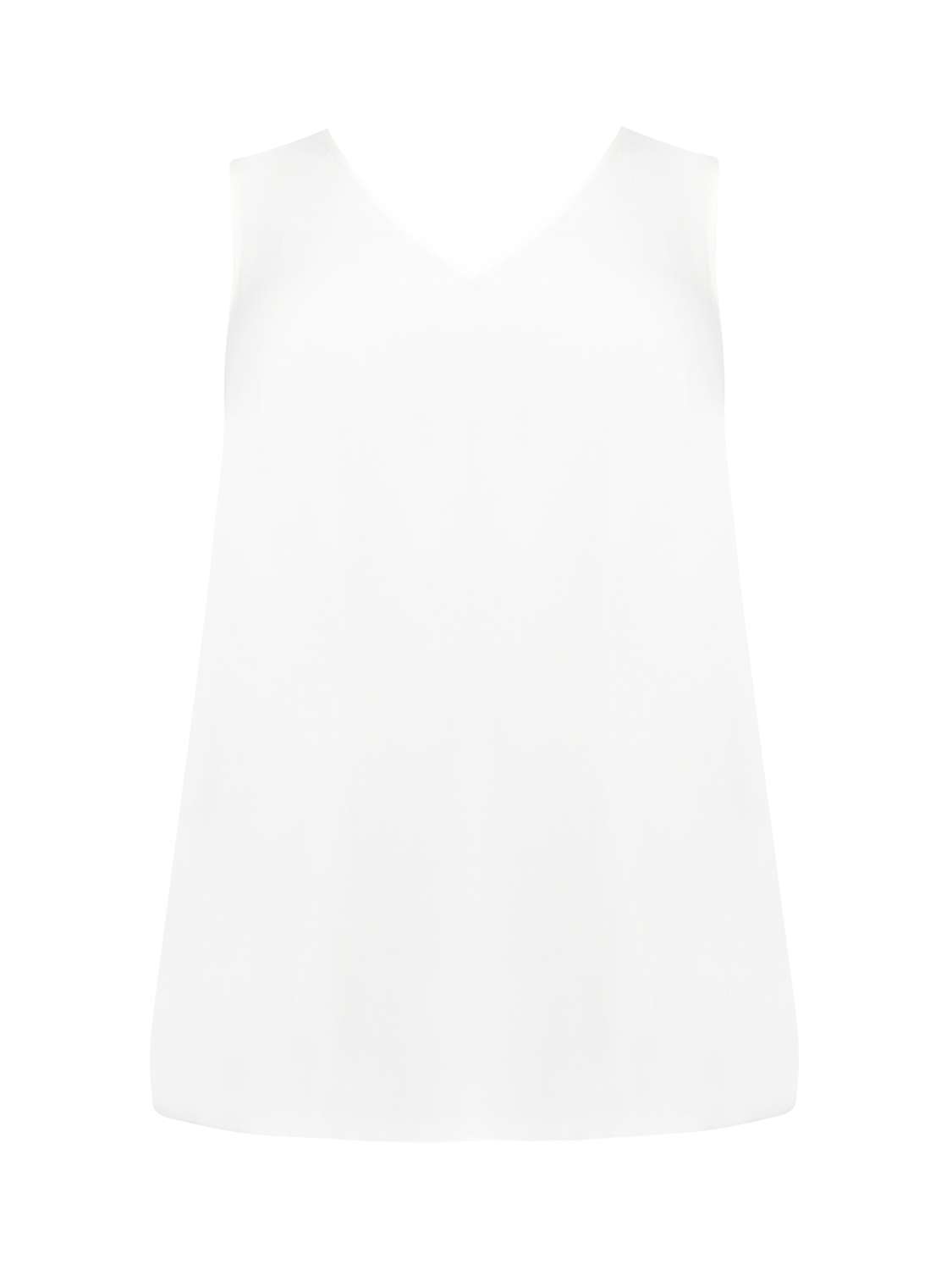 Live Unlimited Curve Textured Vest Top, White at John Lewis & Partners