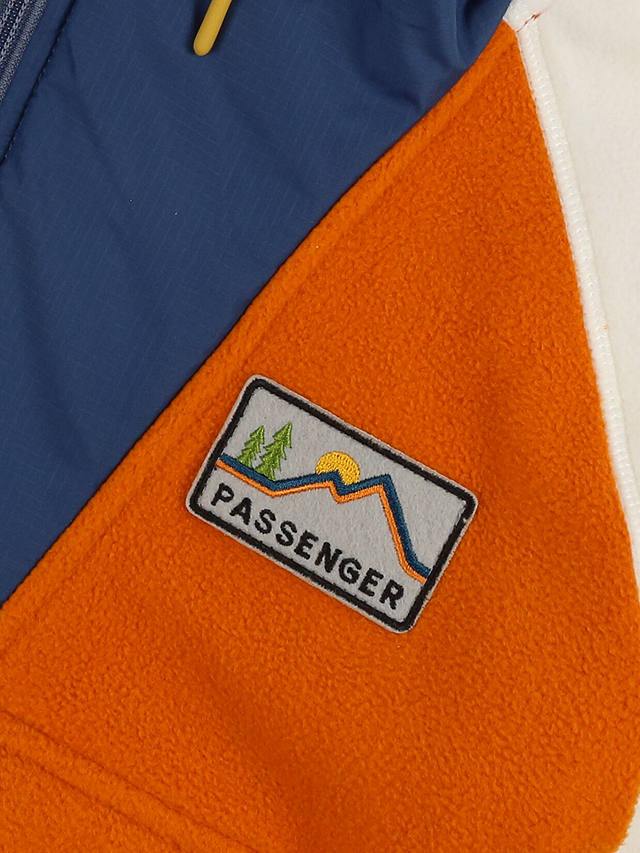 Passenger Alexander Hooded 1/2 Zip Fleece, Sunrise Orange