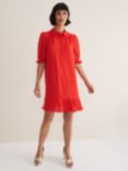 Phase Eight April Chiffon Mini Dress, Red