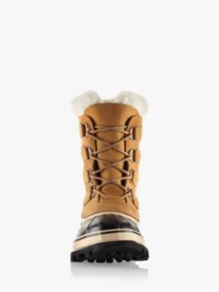 SOREL Caribou Waterproof Nubuck Boots, Camel Brown, 4