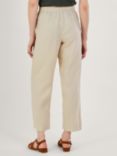 Monsoon Pull-On Linen Trouser, Natural