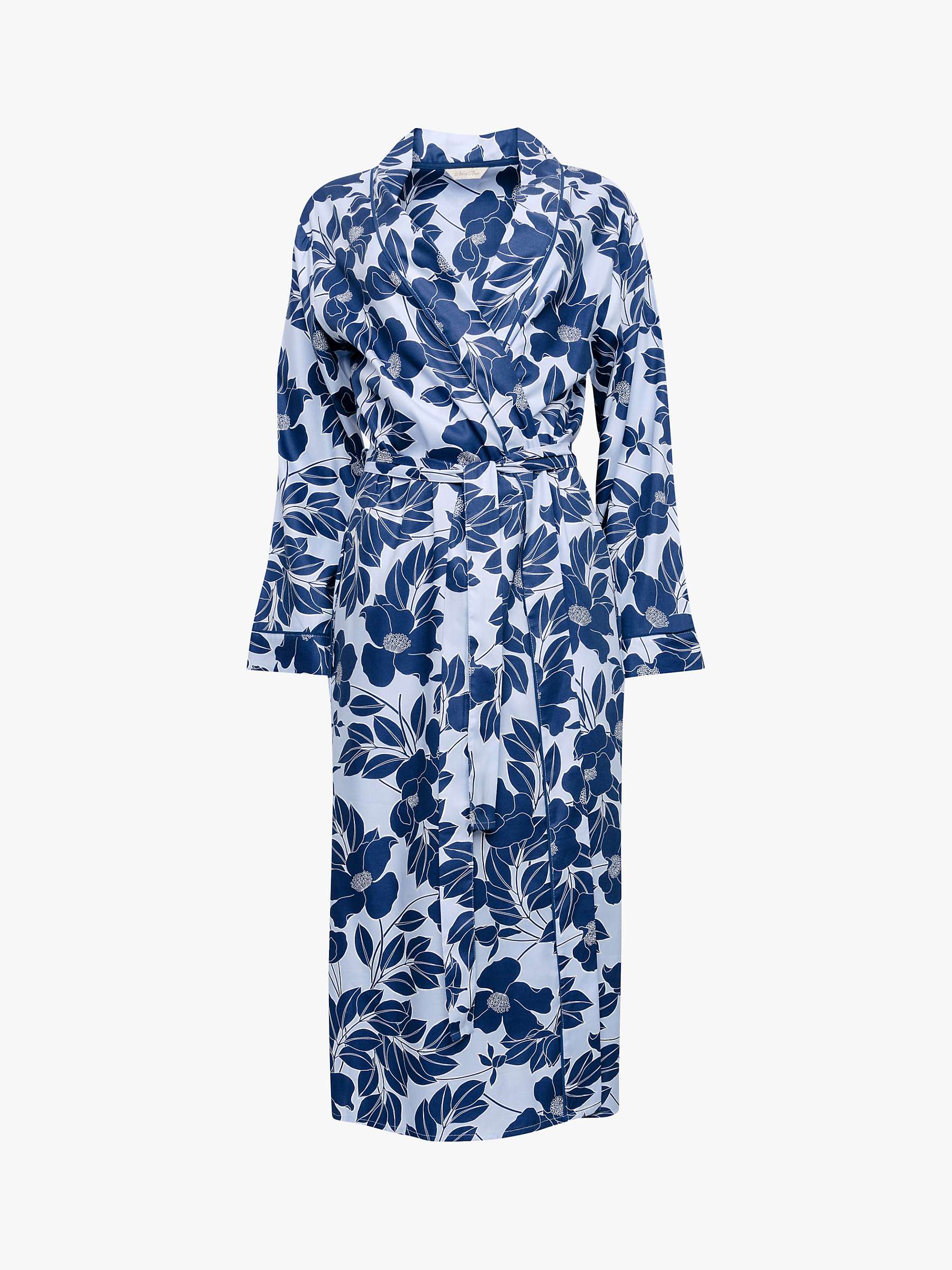 Buy Cyberjammies Evette Floral Dressing Gown, Blue Online at johnlewis.com