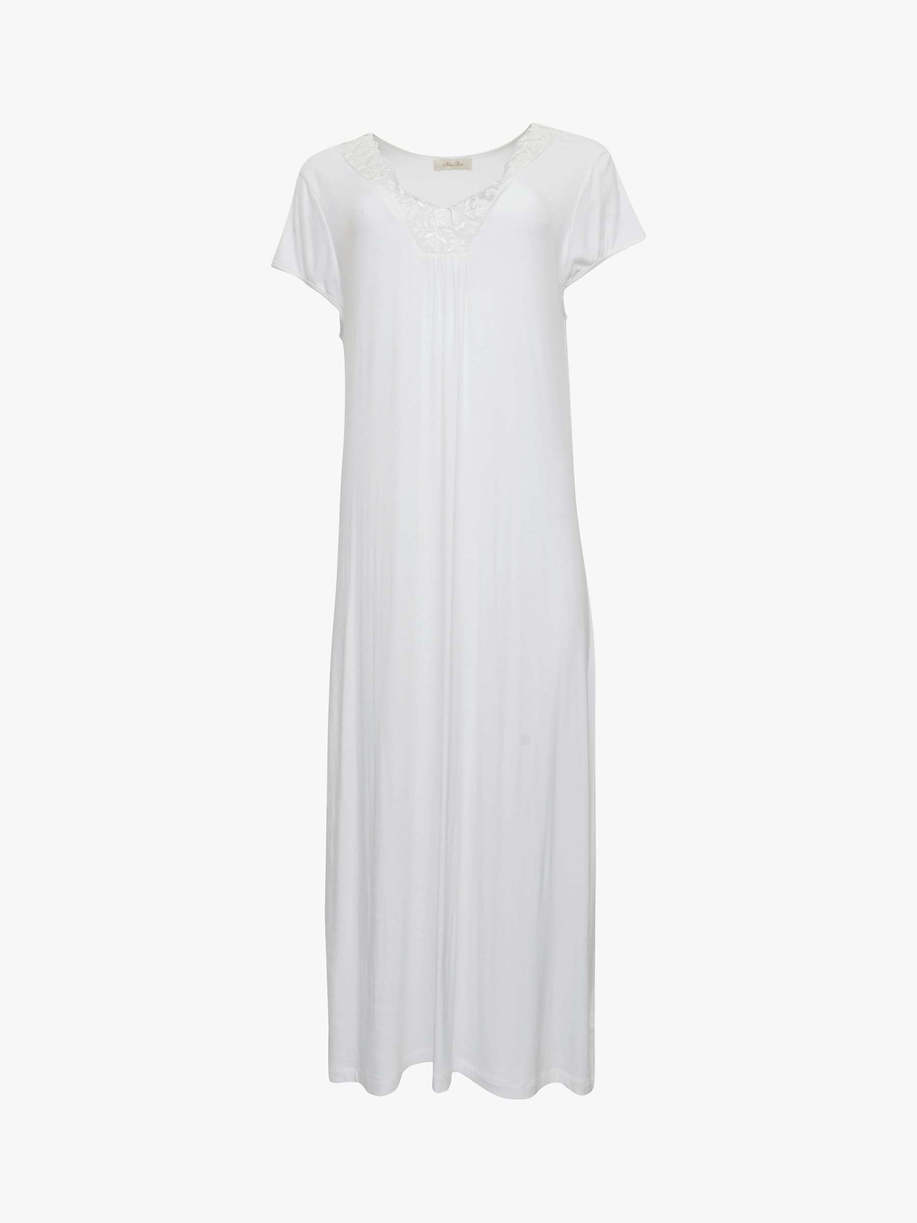 Buy Cyberjammies Evette Lace Trim Nightdress, White Online at johnlewis.com