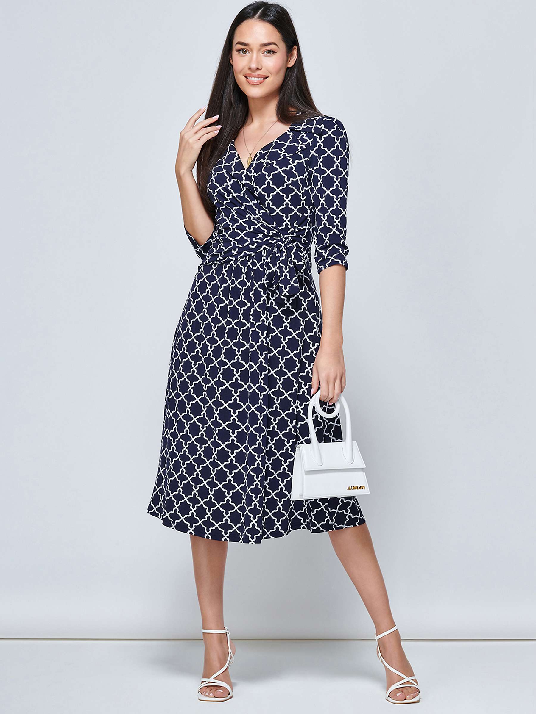 Buy Jolie Moi Raegan Wrap Tie Side Jersey Dress Online at johnlewis.com