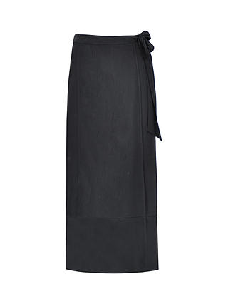 Ro&Zo Midi Wrap Skirt, Black