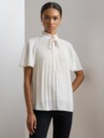 Lauren Ralph Lauren Adar Pleated Top, Mascarpone Cream