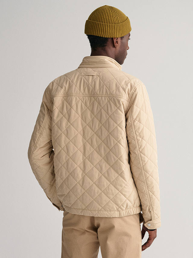 GANT Quilted Windcheater Jacket, Dry Sand