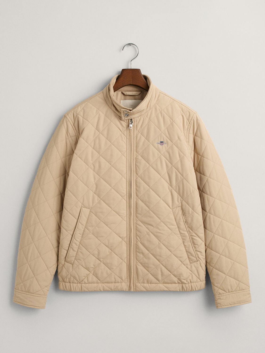GANT Quilted Jacket, Dry Sand at John &