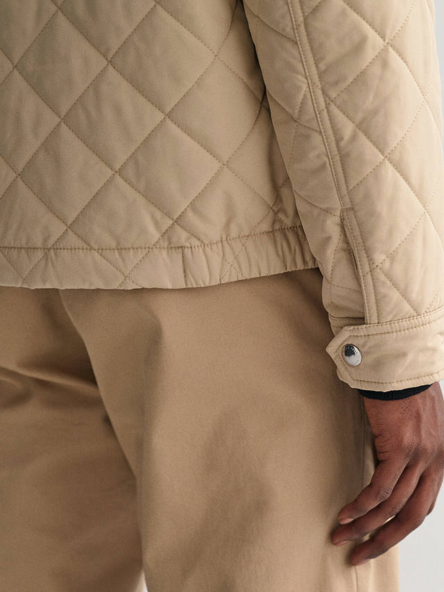 GANT Quilted Windcheater Jacket, Dry Sand