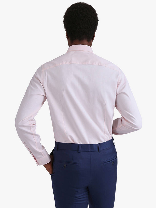Ted Baker Dorian Long Sleeve Slim Fit Shirt, Pink