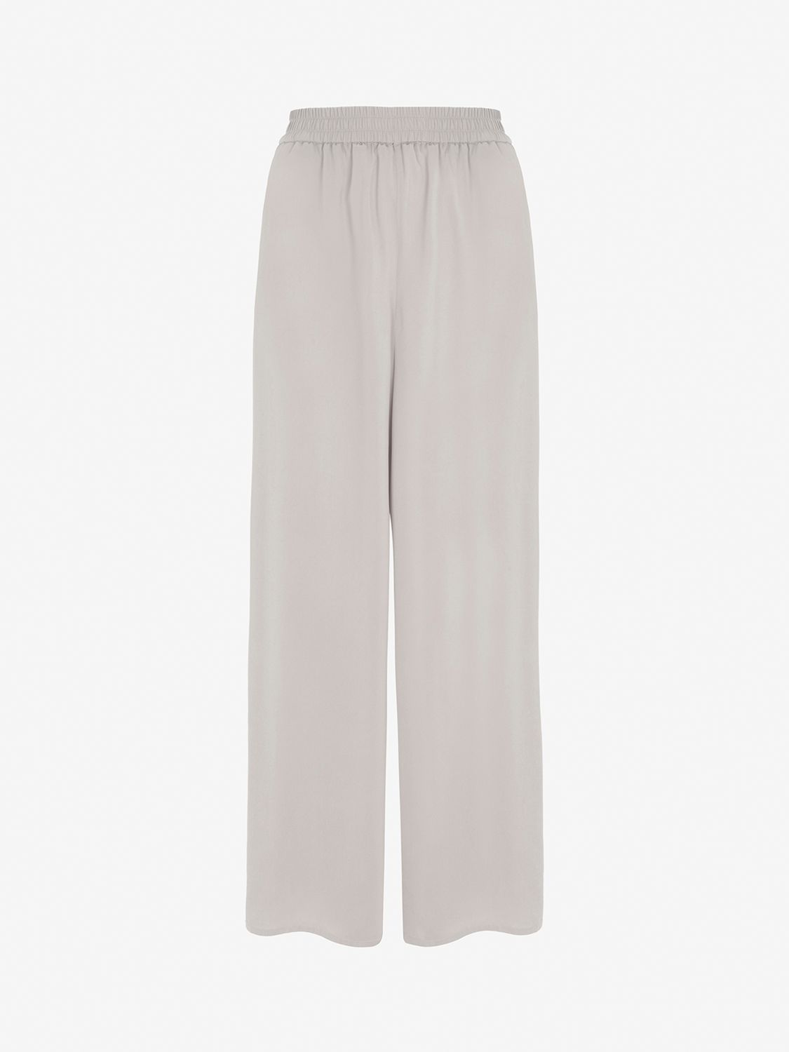 Jigsaw Wide Palazzo Trousers, Taupe at John Lewis & Partners