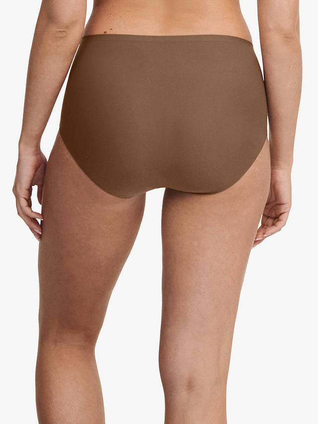 Chantelle Soft Stretch High Waisted Knickers, Cocoa