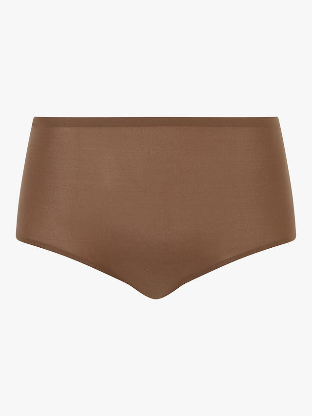 Chantelle Soft Stretch High Waisted Knickers, Cocoa