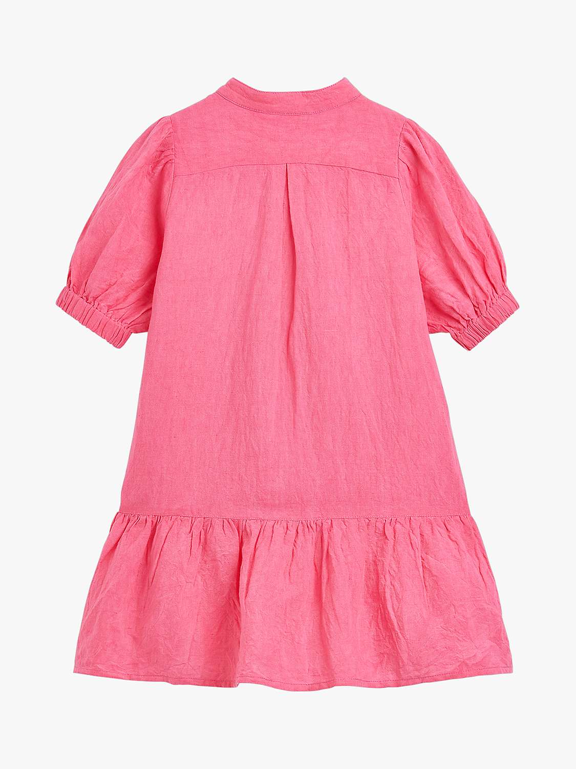Buy Whistles Kids' Eva Linen Blend Dress, Pink Online at johnlewis.com