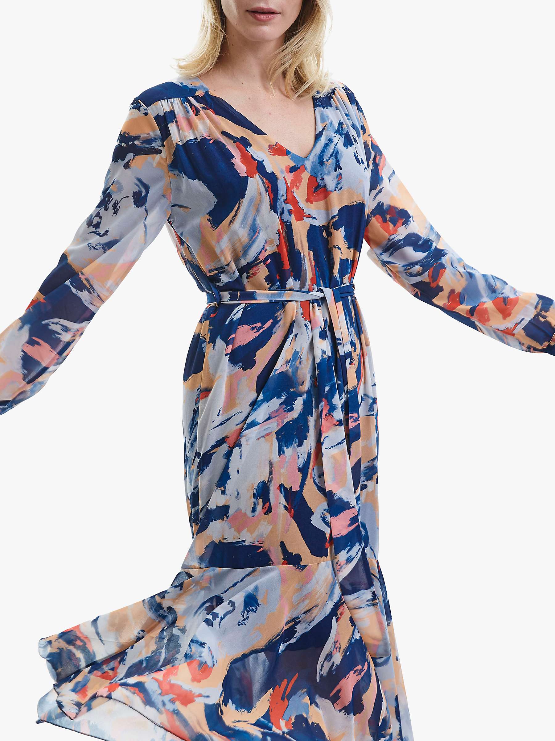 Buy James Lakeland Belted Print Midi Dress Online at johnlewis.com