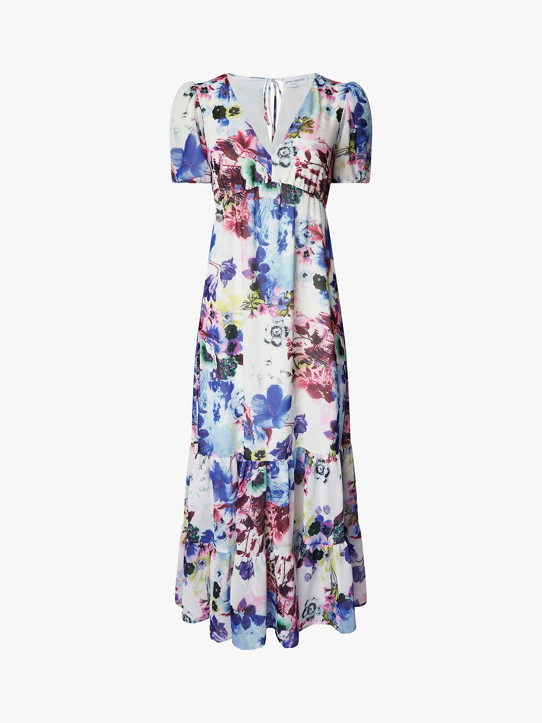 Buy James Lakeland V-Neck Floral Midi Dress Online at johnlewis.com
