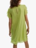 James Lakeland Short Sleeve Wave Hem Dress, Lime