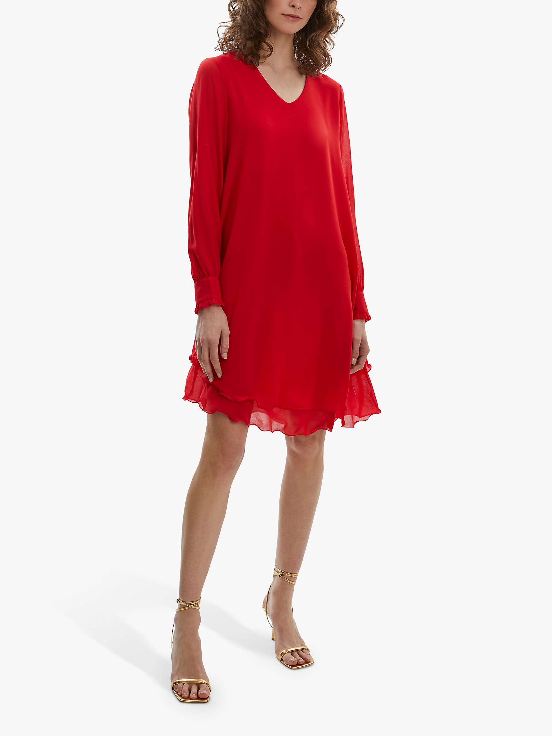 Buy James Lakeland Long Sleeve Wave Hem Dress Online at johnlewis.com