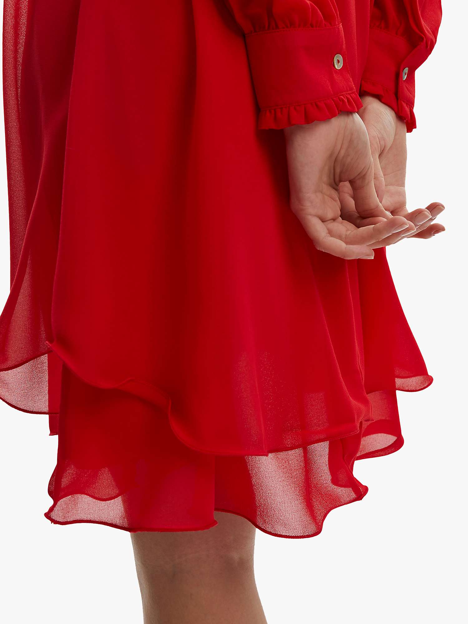 Buy James Lakeland Long Sleeve Wave Hem Dress Online at johnlewis.com