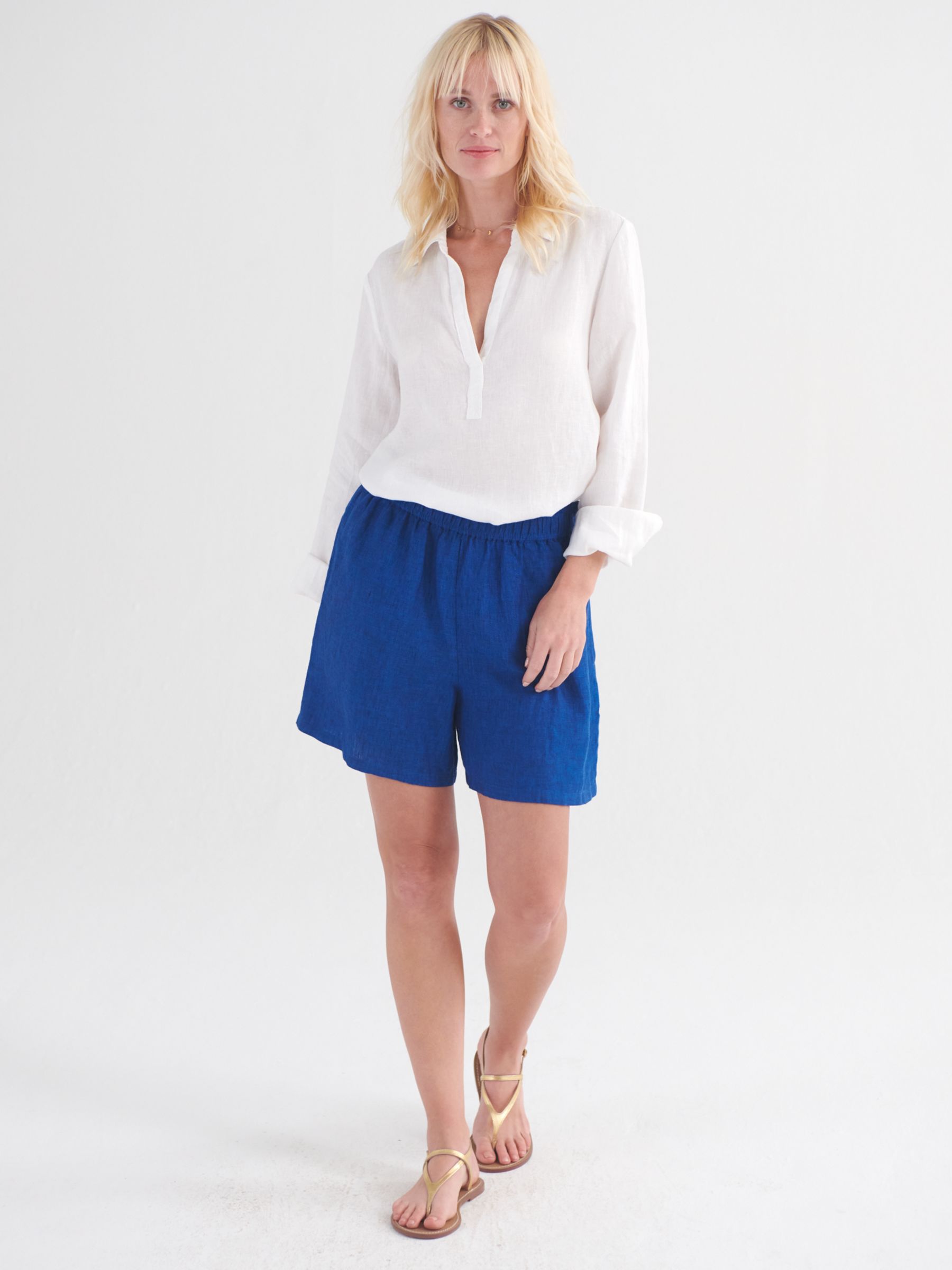 Buy NRBY Poppie Linen Shorts Online at johnlewis.com