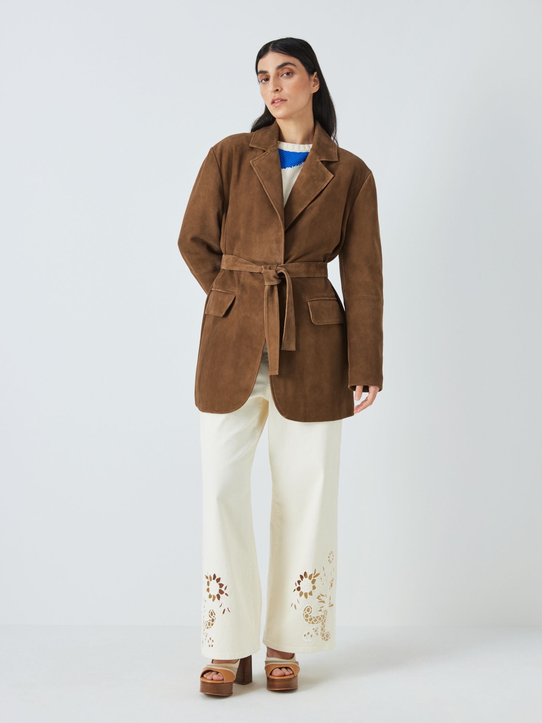 Women's 'artu' Jacket In Suede Leather by Weekend Max Mara