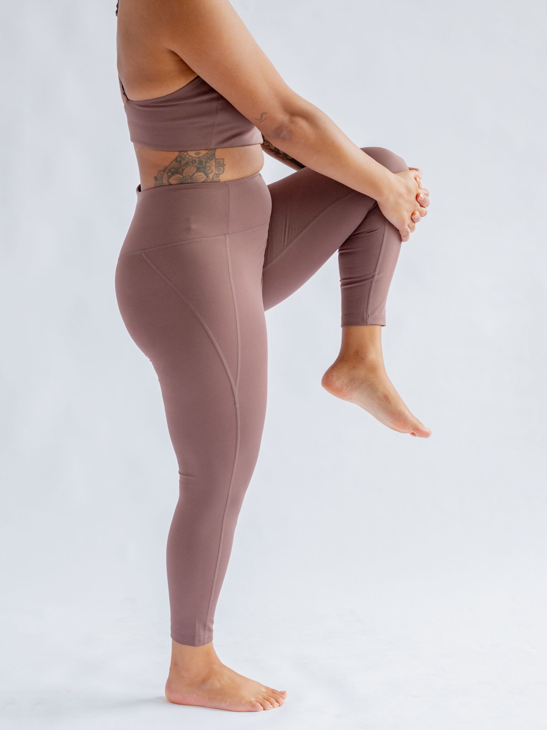 HUSH ALINA yoga fabric full length leggings