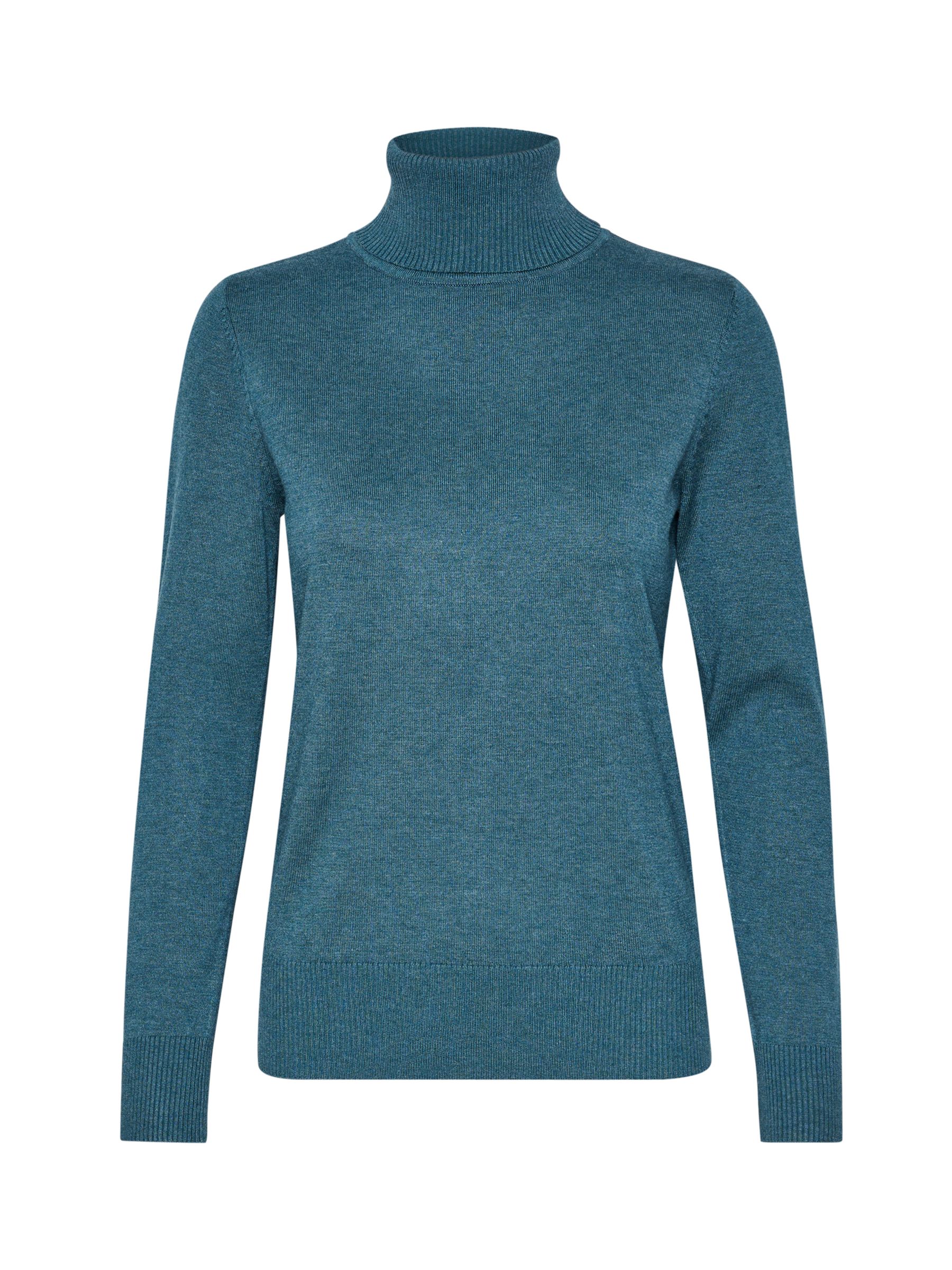 Saint Tropez Mila Roll Neck Jumper, Stargazer Melange at John Lewis ...