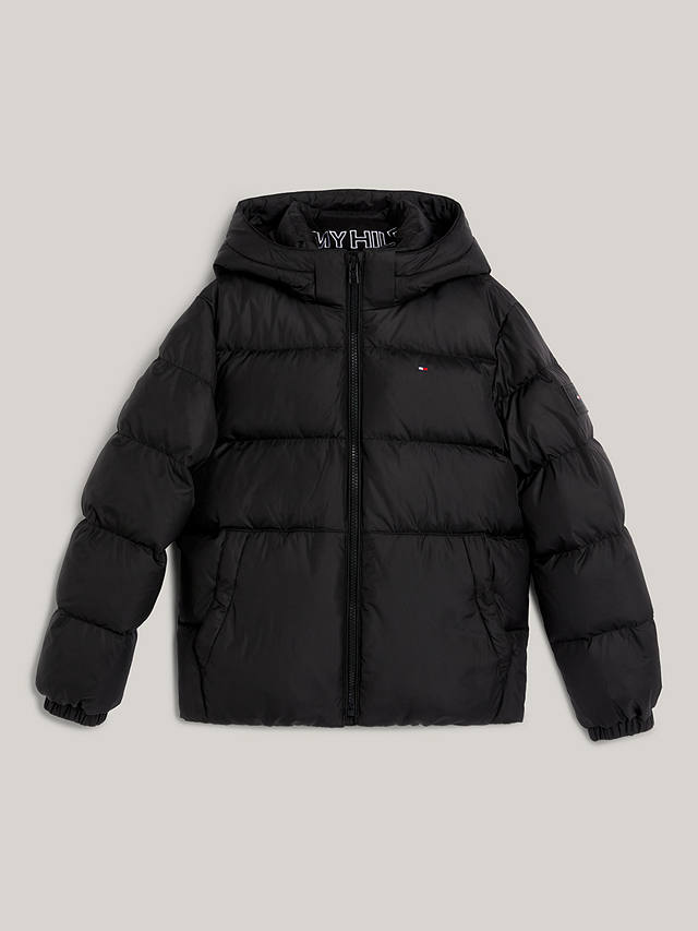 Tommy Hilfiger Kids' Essential Down Puffer Jacket, Black