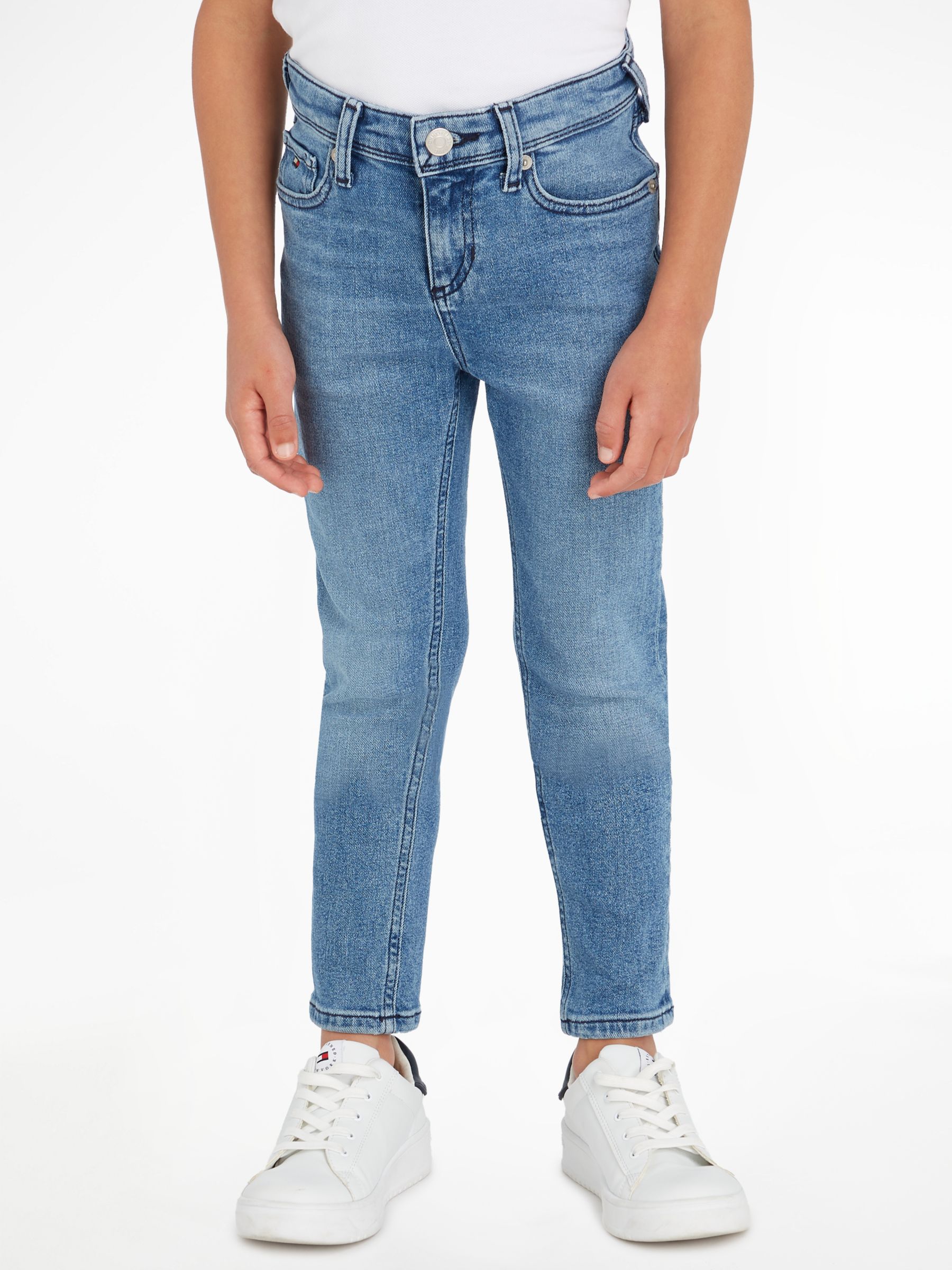Tommy Hilfiger Kids' Scanton Jeans, Mid Blue
