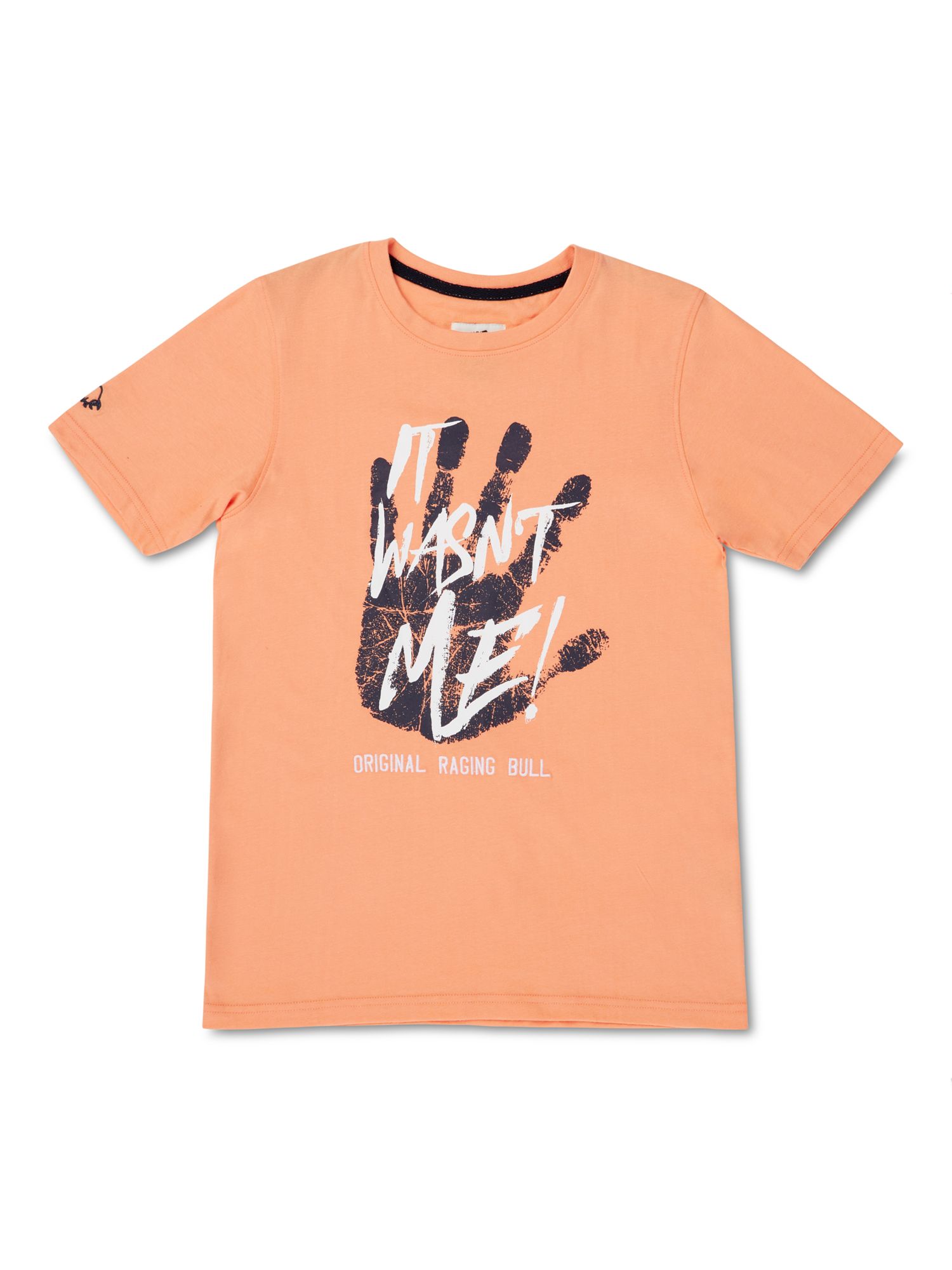 Raging Bull Kids' It Wasn't Me Cotton Tee, Coral