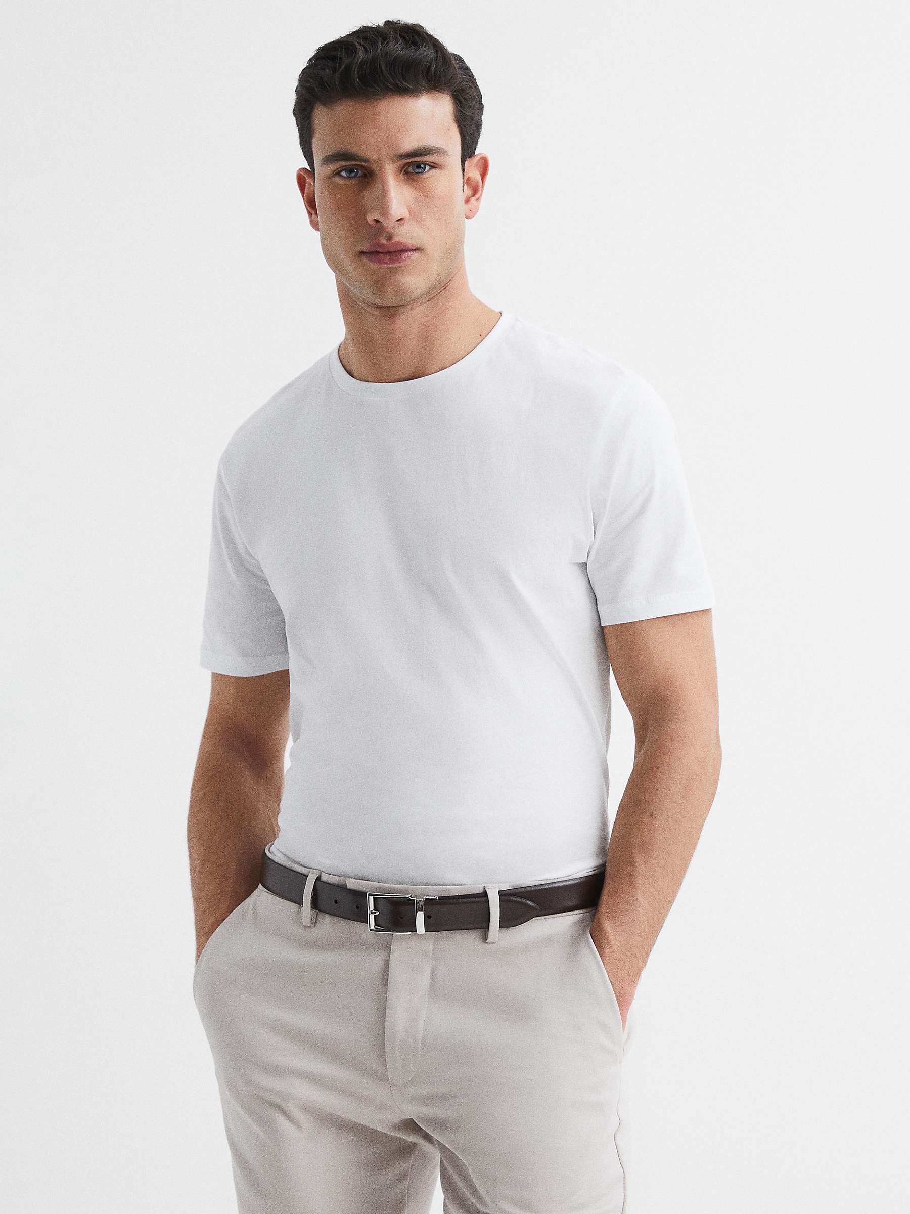 Buy Reiss Bless Crew Neck T-Shirt, Pack of 3 Online at johnlewis.com
