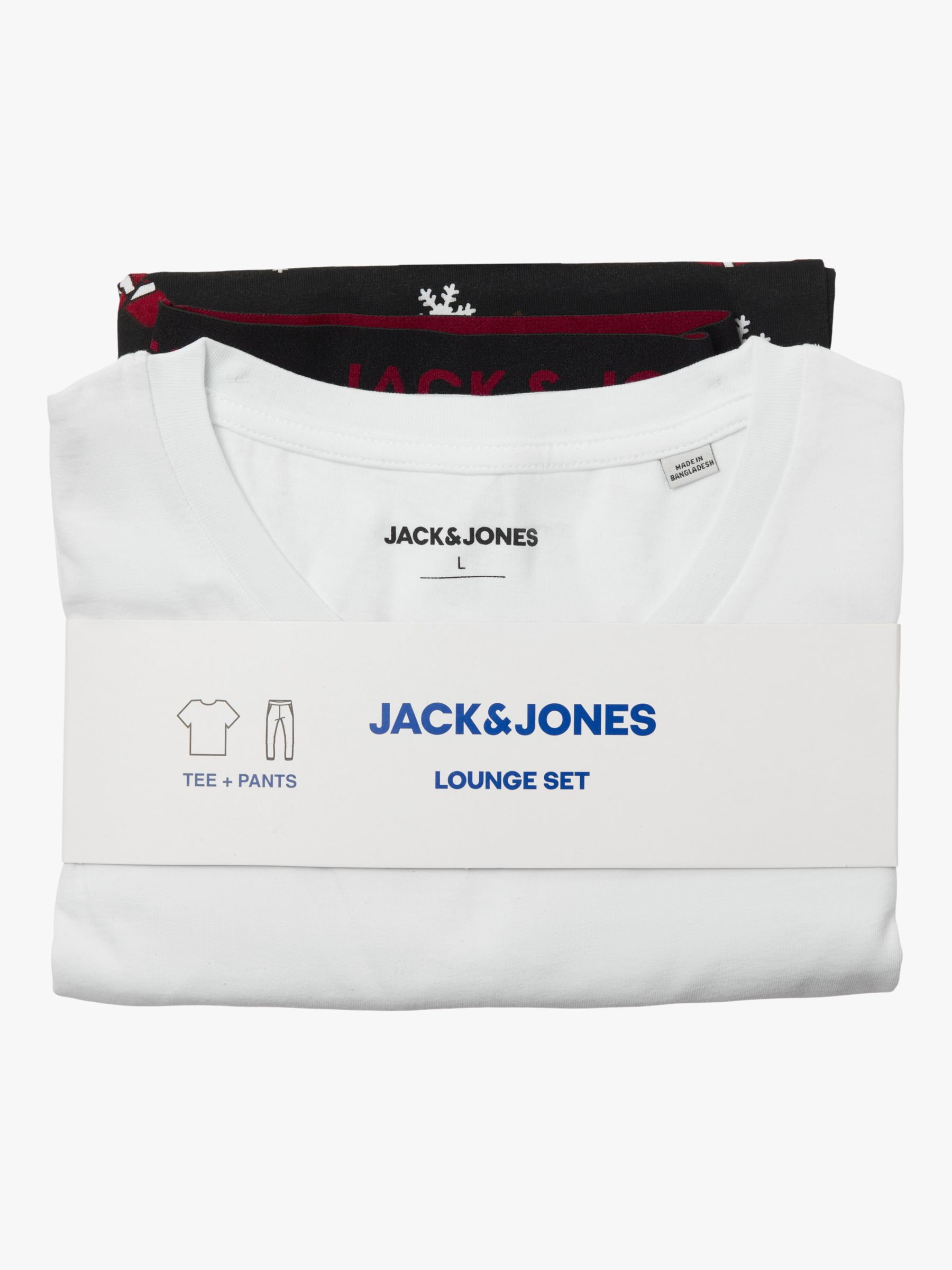 Pure Cotton Christmas Pyjamas (8-16 Yrs), JACK & JONES JUNIOR