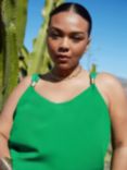 Live Unlimited Green Strappy Vest, Green