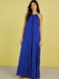 Baukjen Everly Sleeveless Tiered Maxi Dress, Royal Blue