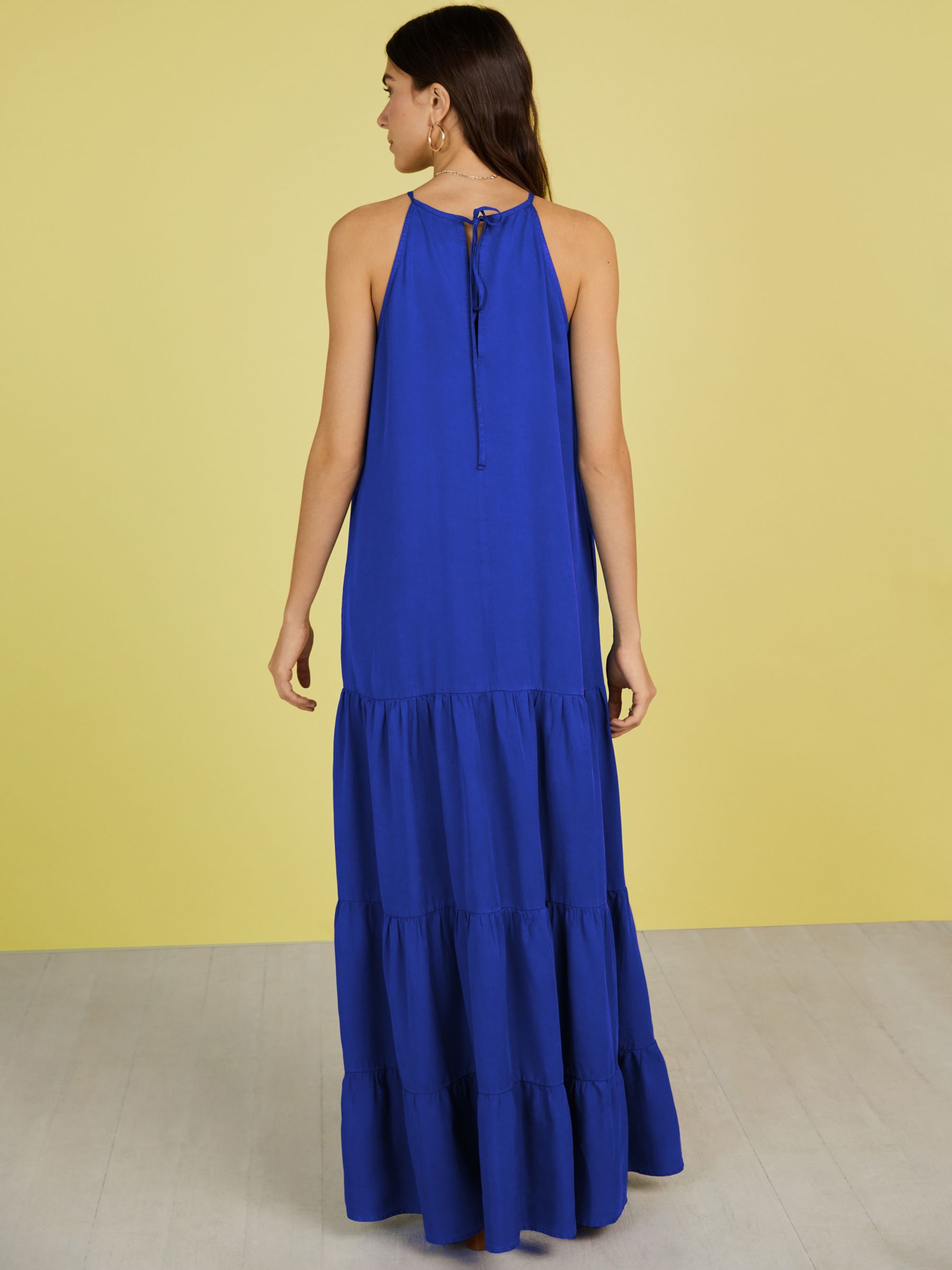 Buy Baukjen Everly Sleeveless Tiered Maxi Dress, Royal Blue Online at johnlewis.com