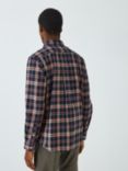 John Lewis Check Shirt, Navy/Red/Ecru, Navy/Red/Ecru