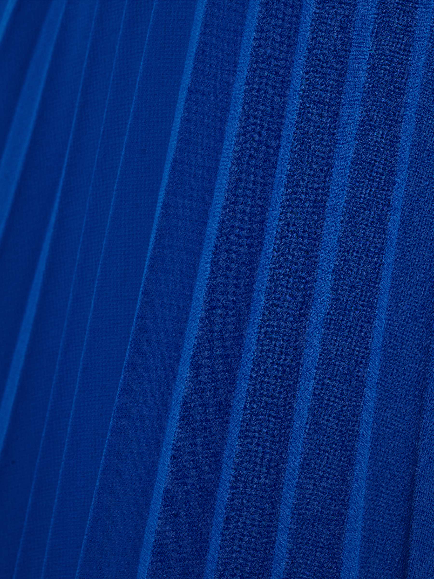 Hobbs Blythe Pleated Midi Dress, Lapis Blue at John Lewis & Partners