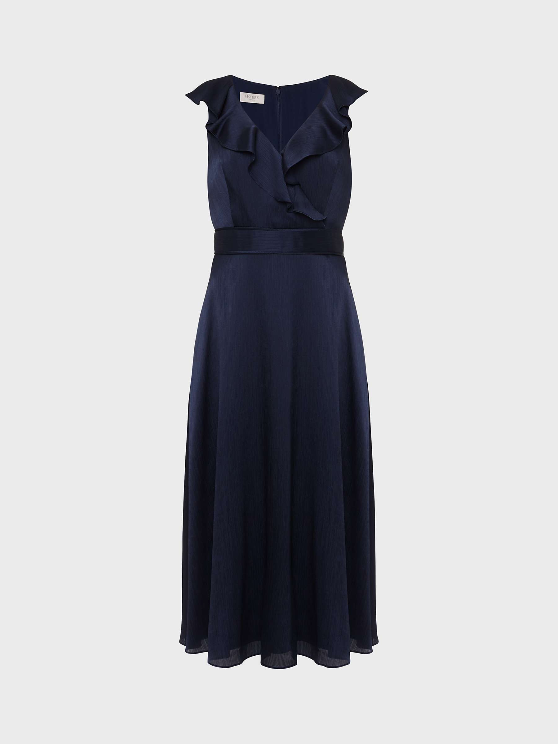 Buy Hobbs Romina Midi Dress, Navy Online at johnlewis.com