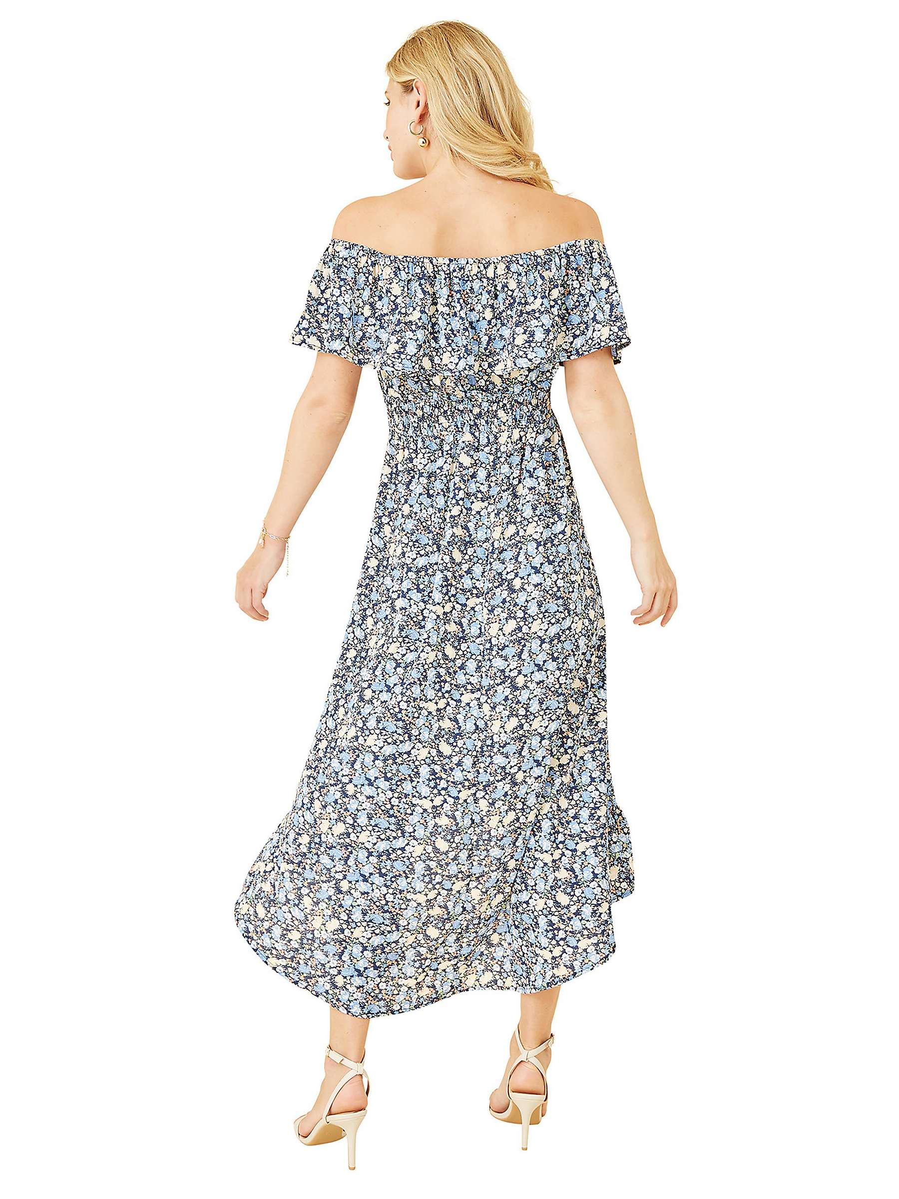 Buy Yumi Floral Ditsy Bardot Midi Dress Online at johnlewis.com