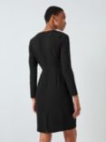John Lewis Jacquard Dress, Black, Black