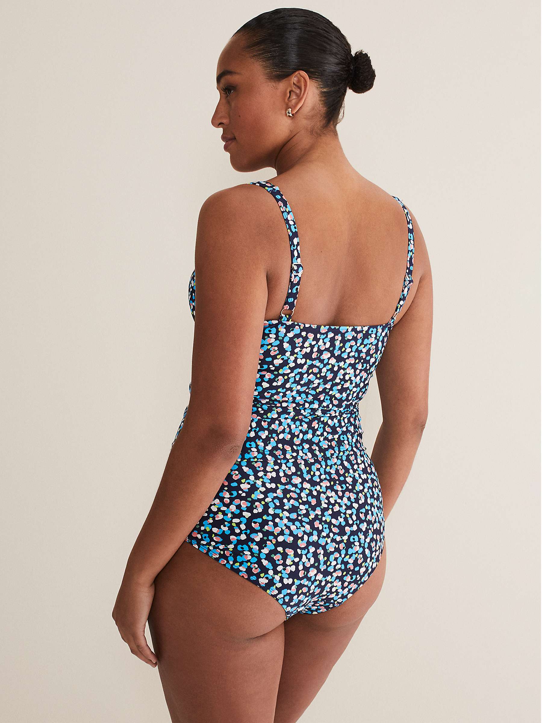 Buy Phase Eight Spotty Tankini Top, Blue/Multi Online at johnlewis.com