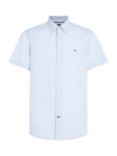 Tommy Hilfiger Big & Tall Linen Short Sleeve Shirt, Cloudy Blue