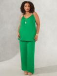 Live Unlimited Curve Wide Leg Trousers, Green