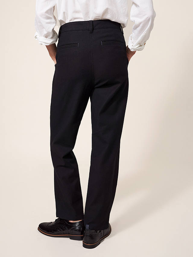 White Stuff Savannah Stretch Trousers, Pure Black