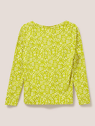 White Stuff Nelly Long Sleeve Top, Yellow