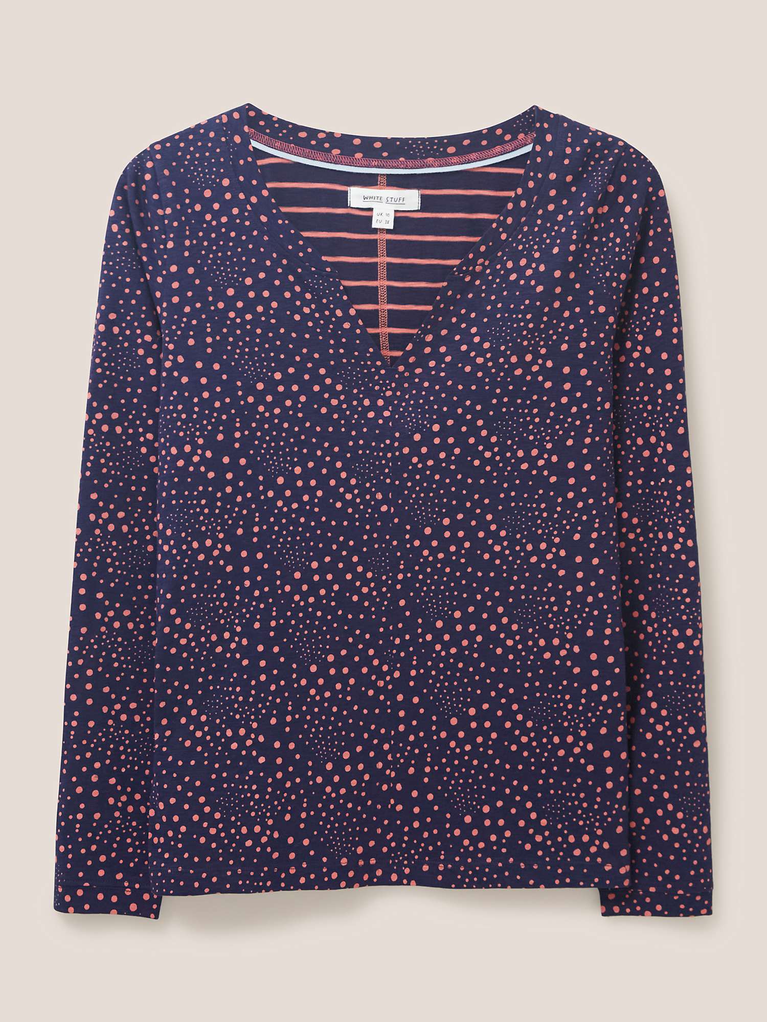 Buy White Stuff Nelly Long Sleeve Printed Cotton Top Online at johnlewis.com