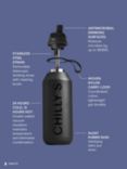 Chilly's Series 2 Flip Insulated Stainless Steel Drinks Bottle, 500ml