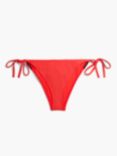 Calvin Klein String Side Tie Bikini Brief, Bright Vermillion