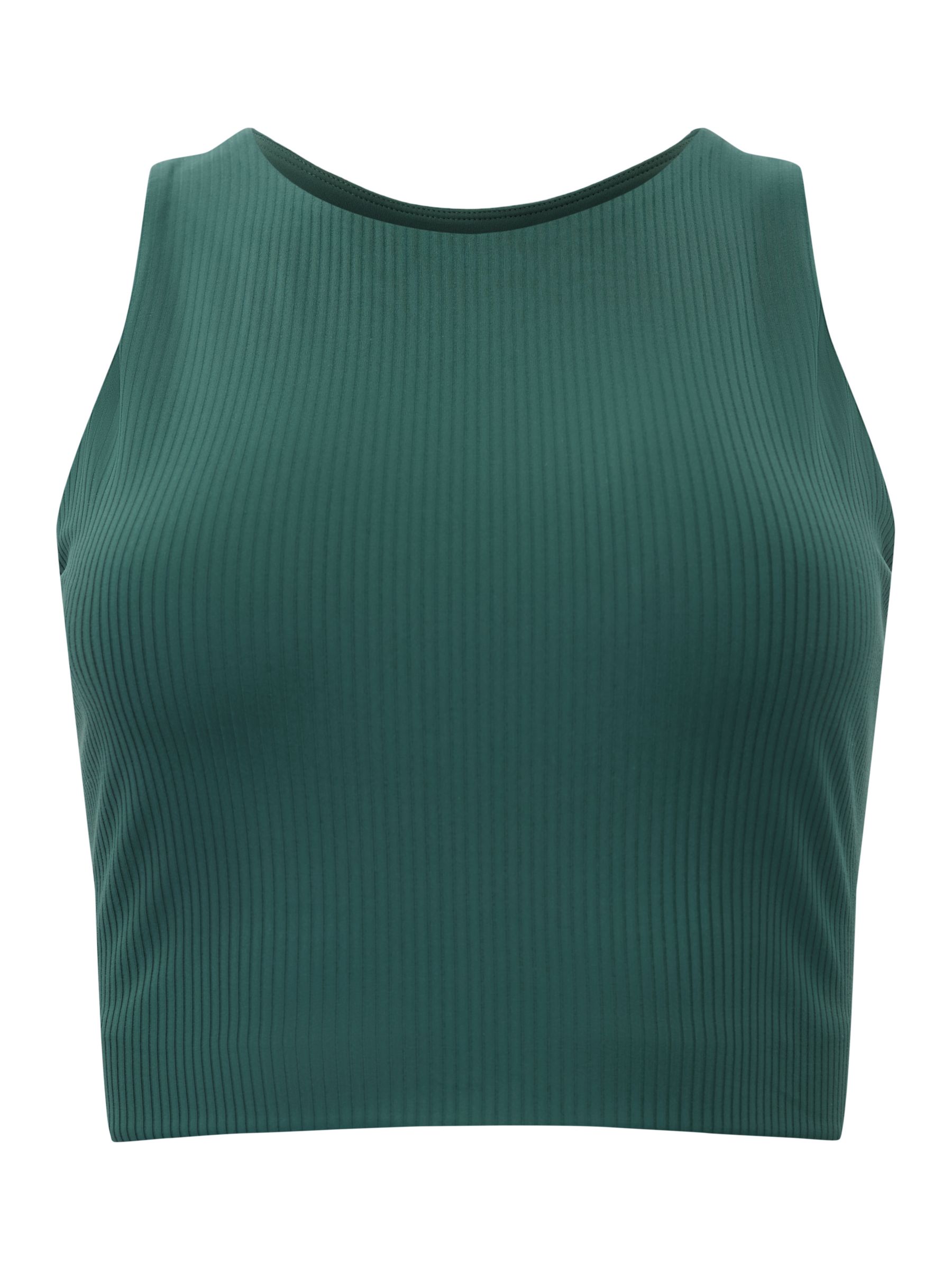 Girlfriend Collective TOMMY SQUARE NECK - Medium support sports bra -  moss/dark green 