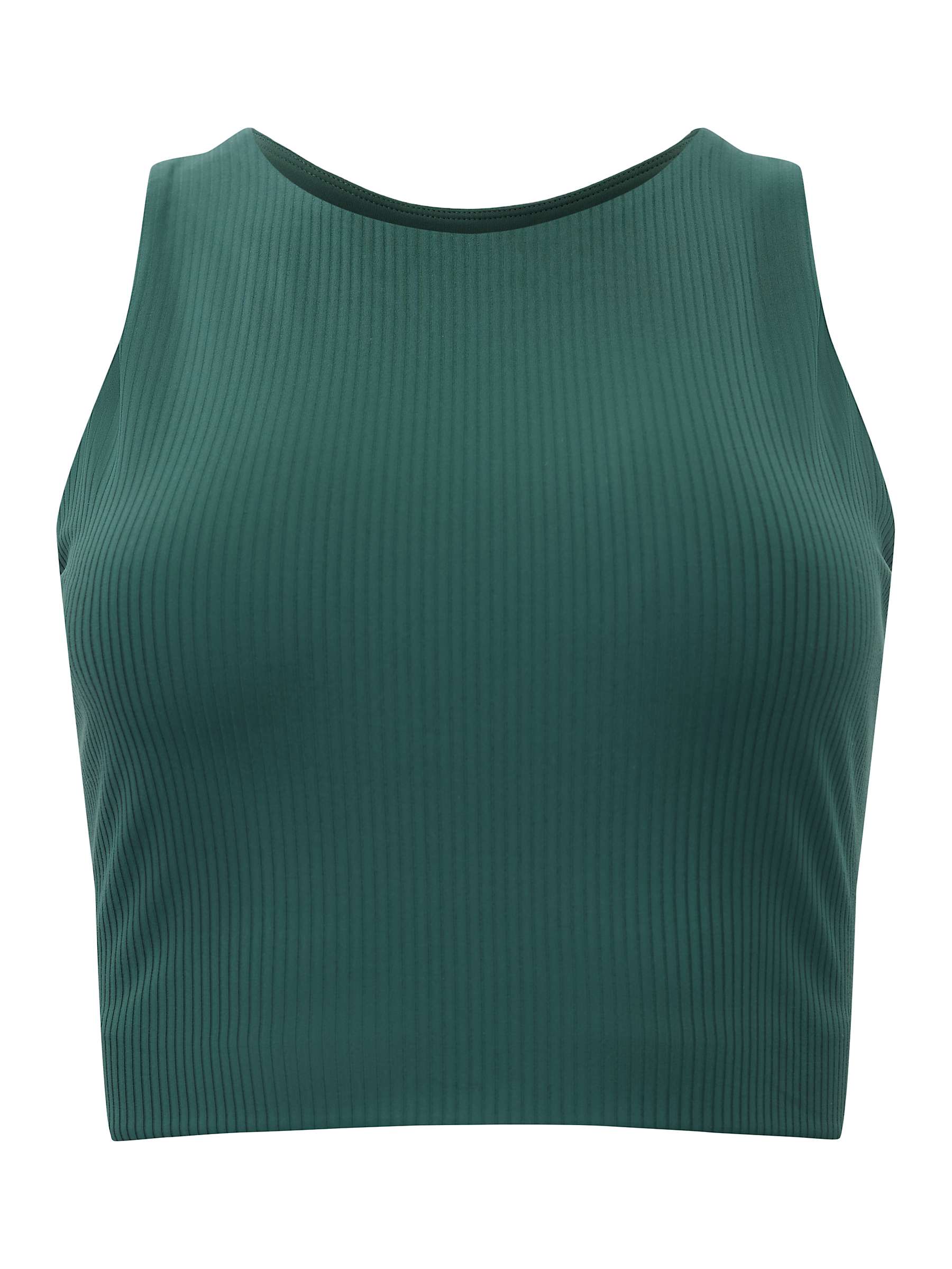 Buy Girlfriend Collective Dylan Ribbed Cropped Sports Bra Online at johnlewis.com